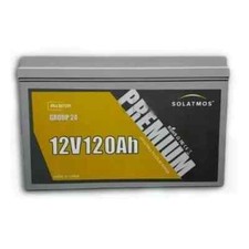 BATTERIA GEL 120A PER CAMPER FOTOVOLTAICO 12V SOLARE BAITA ACCUMULO