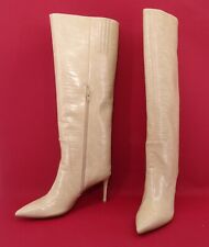 Jeffrey Campbell ARSEN stivali sopra il ginocchio stivali stivali da donna scarpe beige taglia 40