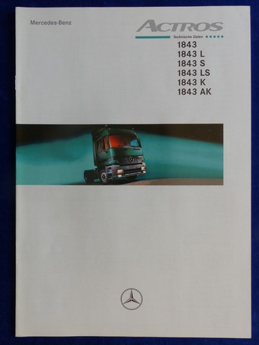 Mercedes benz actros 1843 - mercedes-benz,