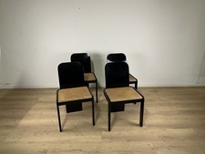 Set 4 sedie legno paglia