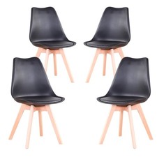 4x Sedie design scandinavo da