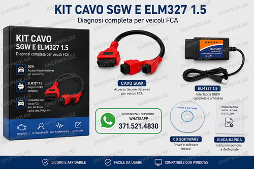 Cavo sgw elm327 fca bypass - fca,