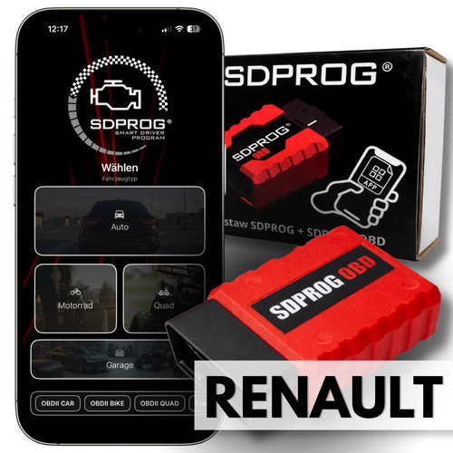 Kit diagnostico renault sdprog - diagnostico,