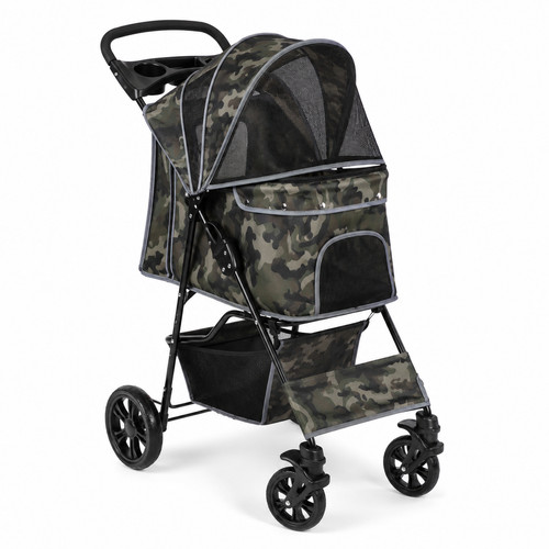 Passeggino grigio mimetico - , per