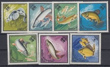 Mongolia 1975 Pesci Michel n