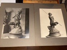 2 antiche foto scultura