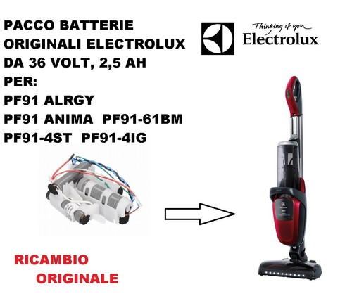 Pacco batterie aspirapolvere - batterie,