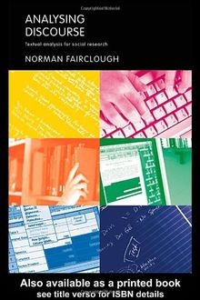 Analysing discourse textual - analysing, discourse: