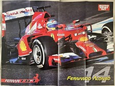 Poster Doppi Formula 1 F1 Alonso, Vettel, Hamilton, Ferrari Autosprint Euro5 Cad