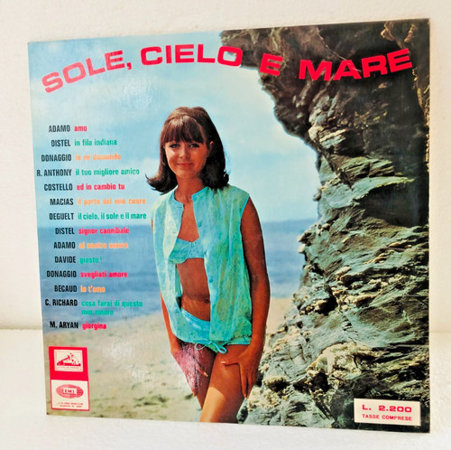 Various sole cielo mare lp - various, sole,