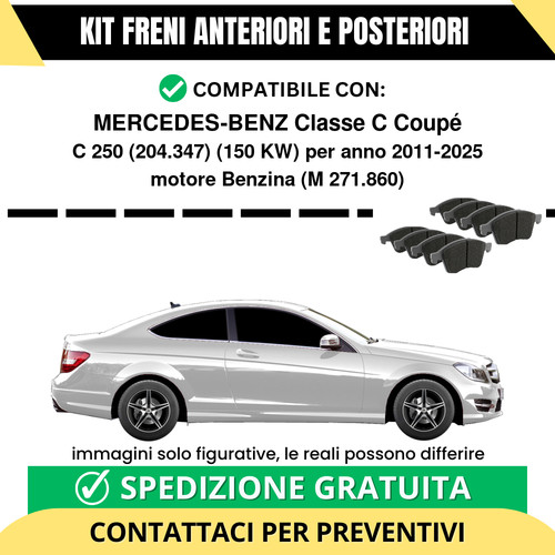 Pastiglie freno ant - ant, post