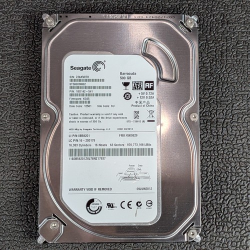Seagate barracuda 7200 500 - seagate,