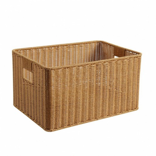 Cesto rattan intrecciato - rattan,