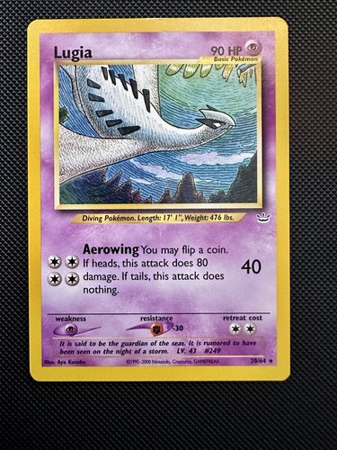 Lugia pokemon neo - 20/64,