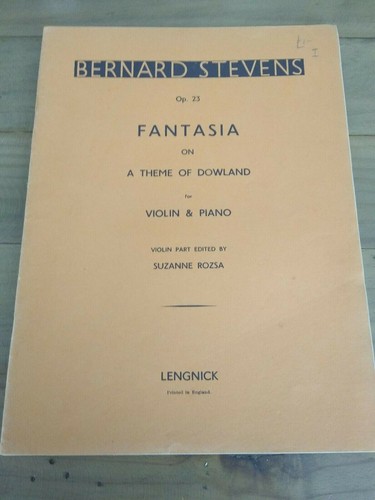 Fantasia tema di dowland - un,