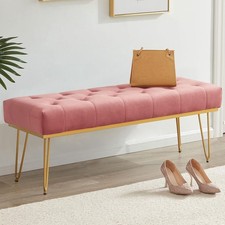Panca Panchina in Tessuto Rosa