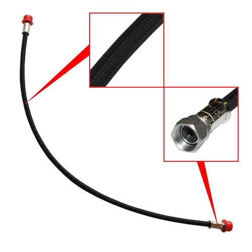 Tubo freno treccia nero - tubo,