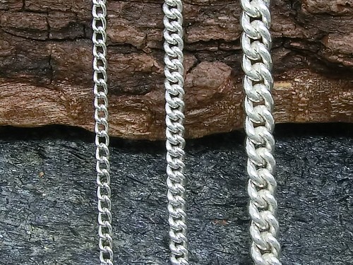 Collana catenina vero argento