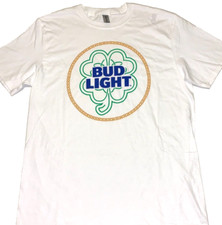 T-shirt barista trifoglio birra Bud Light nuova! GRANDE