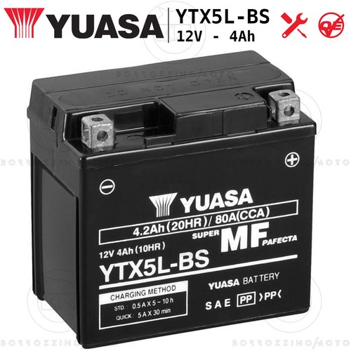 Batteria yuasa ytx5l - batteria, ytx5l-bs