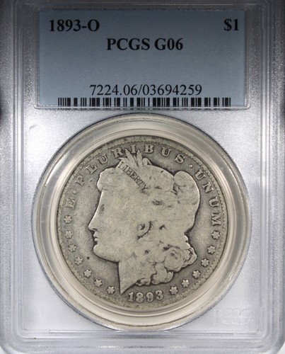 1893 morgan dollar pcgs - morgan,