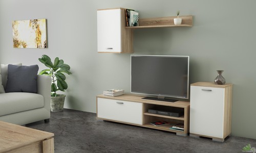 Parete attrezzata mobile - parete, tv