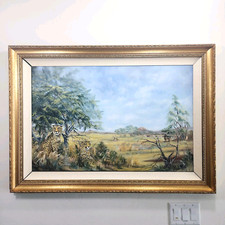 Dipinto olio originale savana