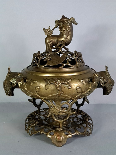 Antico bruciatore incenso - bruciatore, di