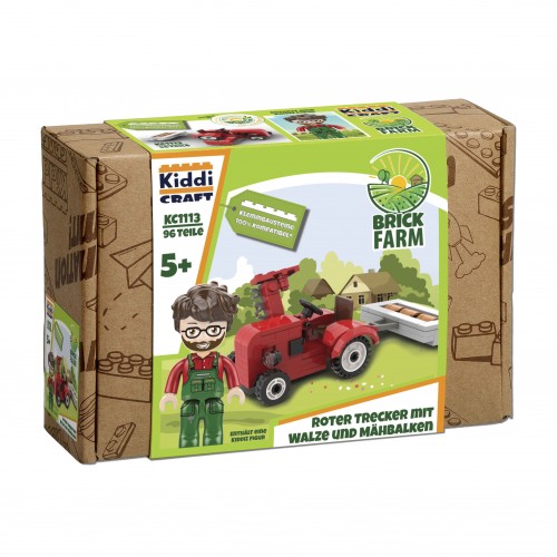 Brickfarm rosso trattore con - rosso,