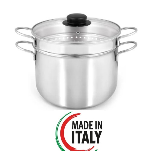 Pentola cuoci pasta acciaio - in,
