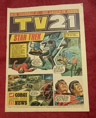 Tv21 comic july 1970 - comic, #