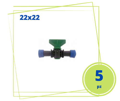 Valvola per manichetta 22x22 - per,