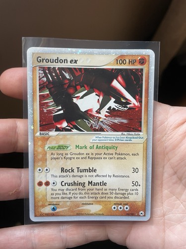 2004 pokemon groudon hidden - pokemon, ex
