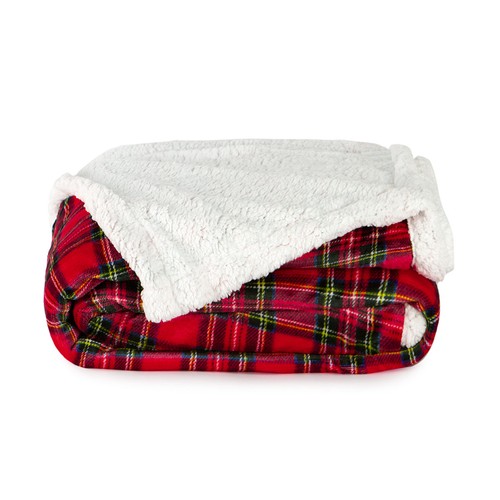 Coperta plaid tartan - coperta, pile