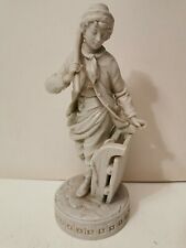  STATUINA PORCELLANA BISCUIT MARCHIO N CORONATA INIZIO XX SECOLO