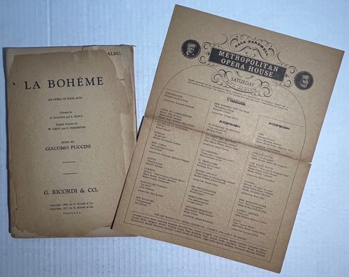 Antique 1917 puccini - 1917,