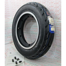 KIT CERCHIO TUBELESS CON COPERTONE PNEUMATICO SIP 3.50 - 10 " OMOLOGATI 120 KM/ 