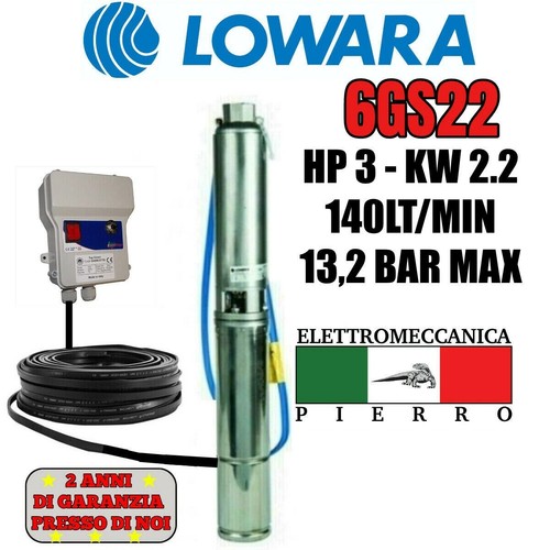 Pompa sommersa pozzi lowara - pompa,