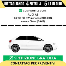 Tagliando per AUDI A3 1.6 TDI