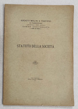 torre annunziata napoli pastificio mulino fabbrocino statuto 1915 completo