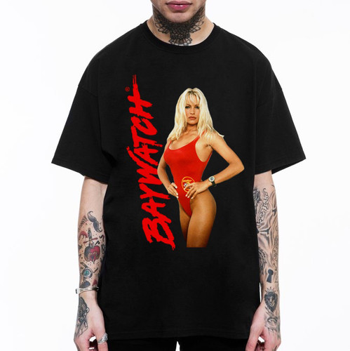Shirt pamela anderson nera - anderson,