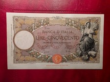 ITALIA 500 LIRE 16.AGOSTO.1939
