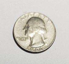 1966  U.S.A. QUARTER DOLLAR 