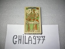 MAZZO CARTE TAROCCHI FIORENTINI MINCHIATE "AL LEONE" RIPRODUZIONE 18°SECOLO LOOK