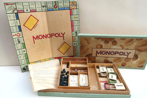 Monopoly réalisé main - monopoly,