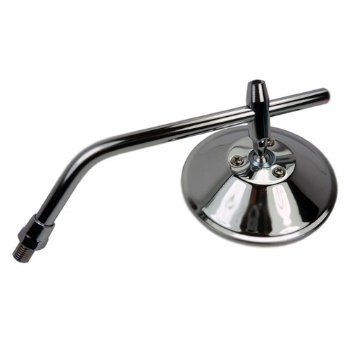 Specchio moto cromato rotondo - moto,
