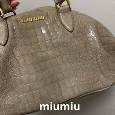 Miu Miu Embossed Handbag