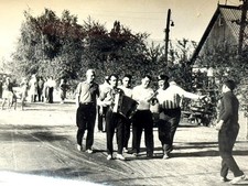 Foto vintage anni 50 in bianco