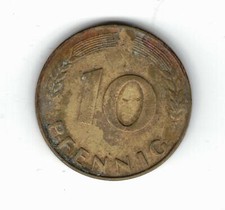 Moneta coin 10 PFENNIG Bank Deutscher Laender Germania 1949 - 22 mm