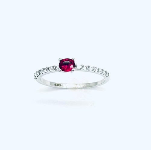 Anello donna oro bianco - donna, kt
